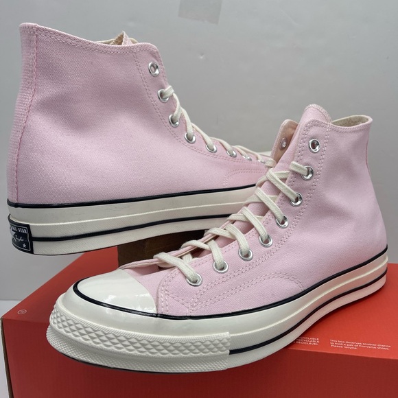 Converse Men’s A10527F
CHUCK 70 HI
PINK FROSTING/EGRET/BLACK High-Top Sneakers - Picture 7 of 16